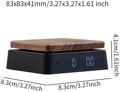 Precision Coffee Scale Timer Compact Design, Black - Image 4