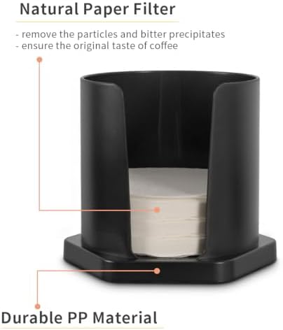 Coffee Filter Holder & Coffee Carafe Compatible with Aeropress XL Coffee Maker - Image 3