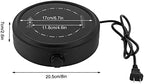 Electric Mini Stove, Portable Hot Plate 700W 110V Electric Stove for Boiling Water, Making Tea and Coffee, 8 * 2.8inch (Black) - Image 2
