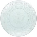 Fortessa Jupiter Hobnail Glass, 8" Salad Plate (Set of 4), Sage Green by Unknown