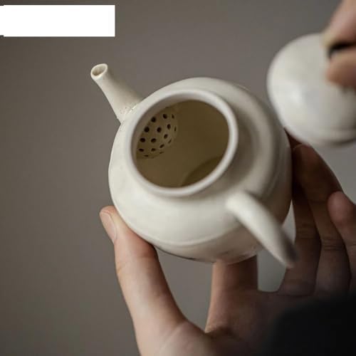 Tea Pots For Loose Tea 140ml Handdrawn Ink Tea Pot Japanese Coarse Pottery Teapot Vintage Tea Making Kettle Cafes Supplies Tea Infuser Pot - Image 6