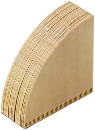50 Pieces of Conical Coffee Filter Paper, with Fine Texture and Smooth Filtration, Suitable for Camping(V02(Large)) - Image 2