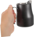 OSALADI 3pcs Stainless Steel Frothing Pitcher Pointed Spout for Latte Art Capacity Espresso Jug Metal Coffee Steamer for Home and Use - Image 6