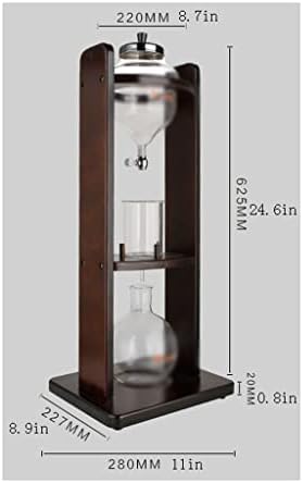 JITEM Cafetera Ice Cold Dripper Coffee and Tea Maker Dripper Brewer Maker with Adjustable Water Flow Stainless Steel Filter Glass Carafe for Coffee or Tea - Image 2