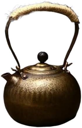 Tea Pots For Loose Tea 750ml Chinese Traditional Copper Kettle, Coffee Pot, Loose Tea Teapot, Retro Tea Teapot, Chinese Tea Ceremony Supplies Tea Infuser Pot(Vintage bronze) by Unknown