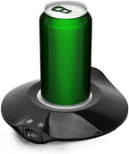 Yoidesu Cup Cooler Coffee Warmer, 2 in 1 Beverage Warmer and Drink Cooler, -3℃- 65 ℃ USB Heating and Cooling Mat Coffee Tea Beverage Cans Cooler & Warmer Heater Chilling Coasters(Black) by Yoidesu