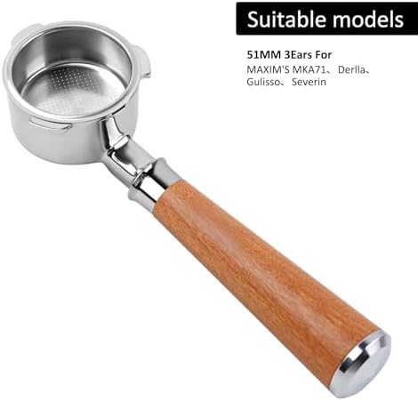 51/54/58mm Bottomless Portafilter, Compatible For IKAPE(51MM 3Ears Gulisso) - Image 2