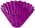 Ceramic Coffee Filter Cup Reusable Filters Maker With Wood Stand Funnel Dripper Cake Accessories(Purple) by Unknown