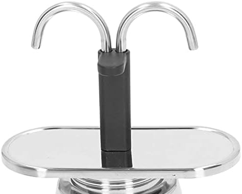 TOPINCN Moka Pot 100ml Stainless Steel Dual Pipe Maker - Image 3