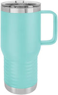 Polar Camel 20 oz. Vacuum Insulated Travel Mug with Slider Lid (Teal) by Polar+Camel