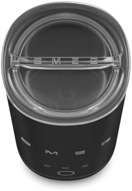 SMEG MFF02 Retro Style Mini Electric Milk Frother – Automatic Hot and Cold Foam Maker for Cappuccino, Latte & Specialty Coffee, 500W One-Touch Operation, Compact Design Coffee Accessory (Matte Black) - Image 6
