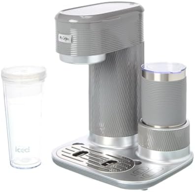 Mr. Coffee 4-in-1 Latte Lux Iced Hot Coffee Maker with Built-In Milk Frother Single-Serve 22 Ounces by MrCoffee