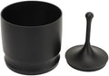 Blind Shaker 58mm 58mm Aluminum Alloy Coffee Dosing Cup with Lid Flying Coffee Powder Picker for Grinder Grey Making Supplies (Black) by Saluaqui