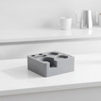 Baoblaze Compact Coffee Tamper Mat | Silicone, Coffee Organizer with Accessory Storage, Non Slip, for Kitchen Countertop, Lovers, Gray - Image 3