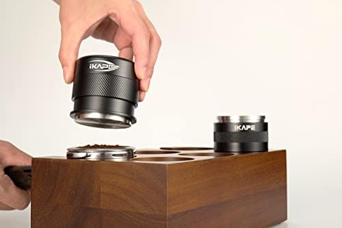 IKAPE 51mm Espresso Tamper, Premium Barista Coffee Calibrated Tamper with Spring Loaded, 100% Stainless Steel Tamper Compatible with All 51MM Bottomless Portafilter (Black) - Image 4