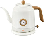 1L Electric Gooseneck Kettle, Tea Kettle for Boiling Water, Gooseneck Electric Kettle for Coffee & Tea, Fast Boiling for Pour Over, Auto Shut-Off, Boil-Dry Protection, 360° Rotational Base - Silver by Unknown