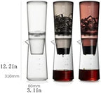 JITEM Cafetera Glass Ice Cold Dripper Coffee and Tea Maker Dripper Coffee Brewer Maker with Adjustable Water Flow Stainless Steel Filter for Coffee or Tea - Image 2