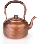 Retro Kettle with Wrapped Handle |, Copper Kettle, Stovetop, Cookware, for Kitchen, Tea Lovers, 3L, Extra ThickInduction by Unknown