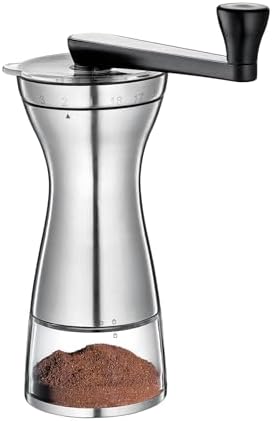 Zassenhaus Manaos Manual Coffee Grinder - Stainless Steel Mill - 2.5 Ounce, 9.5-Inch Hand Bean Grinder for Fresh Coffee by Zassenhaus