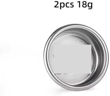 DEX Precise 58.5mm Espresso Coffee Filter Baskets With Espresso Puck Screen Fit 58mm Portafilter Barista Accessories(2pcs 18g Basket) - Image 2