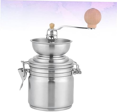 Zerodeko Stainless Steel Manual Coffee Burr for Home Use Conical Grinding Mechanism for Fresh Coffee Beans Compact Kitchen Tool for Travel and Outdoor Activities - Image 7