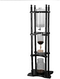 YIYIBYUS Ice Drip Coffee Maker, Brew Coffee Maker Iced Dripper Coffee Pot Slow Drip Home 2500ml/84.54 oz Coffee Dripper Brown Iced Coffee Maker Cold Brew Tower for Commercial Office by YIYIBYUS