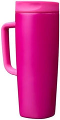 Owala SmoothSip Slider Stainless Steel Insulated Travel Mug with Handle, 100% Leak Proof, For Hot and Cold Drinks, Travel Friendly with Sliding Lock Lid, 24 oz, BPA Free, Leak Proof, Read My Lips by Unknown