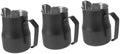 OSALADI 3pcs Stainless Steel Frothing Pitcher Pointed Spout for Latte Art Capacity Espresso Jug Metal Coffee Steamer for Home and Use by OSALADI