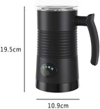 Electric Coffee Milk Frother, 11.8oz/350ml Milk Frother and Steamer with Two Whisks, One-touch Operation, Silent Foaming, Automatic Off & Easy Cleaning - Image 5