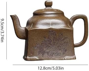 Tea Kettle Original Ore Ancient Wood-Fired Square Changle Teapot Tea Ceremony Kung Fu Tea Set Ceramic Tea Infuser - Image 2