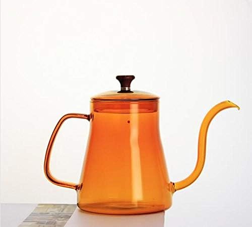 Coffee Maker Press Coffee Maker With Hand Coffee Pot, Thin Mouth Pot, Glass Coffee Pot, Household Hanging Ear Pot-600Ml - Image 2