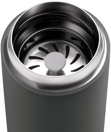 Fellow 16 oz Carter Move Travel Mug - Vacuum-Insulated Stainless Steel Travel Coffee Mug - Coffee Tumbler with Ceramic Interior and Splash Guard - Slate Grey - Image 2