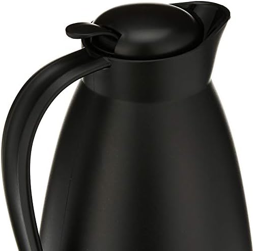 Alfi Glass Vacuum Frosted Plastic Carafe, 1 L, Black (AG2800BK2) (Pack of 2) - Image 4