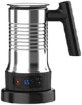 Electric Milk Frother Automatic Steamer Hot Cold Stainless Steel Jug with Separated Base Suitable for Bar by Unknown