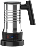 Electric Milk Frother Automatic Steamer Hot Cold Stainless Steel Jug with Separated Base Suitable for Bar by Unknown