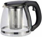 Glass Teapot Ml Infuser and Lid with Stainless Steel by CORHAD