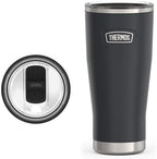THERMOS ICON SERIES Stainless Steel Cold Tumbler with Slide Lock, 24 Ounce, Granite by Thermos