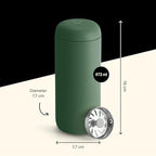 Fellow Carter Move Ceramic Lined Travel Mug 16 oz - Leak-Proof Lid - Image 3