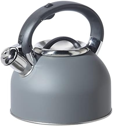 OGGI Tea Kettle for Stove Top - 64oz / 1.9lt, Stainless Steel with Loud Whistle, Ideal Hot Water Kettle and Water Boiler - Gray by Unknown
