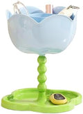 Key Bowl for Entryway Table, Pen Holder for Desk Cute-Sunglass, Jewelry, Makeup Organizer-Cupcake Stand for Candy, Cookies-Tea Bag & Coffee Bar Snack Organiser for Pantry Storage (Bowl Shaped-Blue) by Unknown