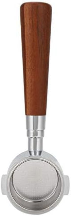 Portafilter Handle for Espresso Machines, Wooden Espresso Filter Holder with 304 Stainless Steel, Reusable Coffee Accessory for Home Barista - Image 4