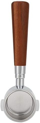Portafilter Handle for Espresso Machines, Wooden Espresso Filter Holder with 304 Stainless Steel, Reusable Coffee Accessory for Home Barista - Image 4