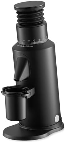 beanglass T64 Single Dose Coffee Grinder, 64mm Flat Burrs Electric Espresso Grinder (Black) by EnjoyFreshCoffeeAnytime