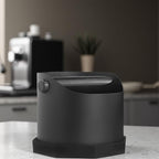 Small Espresso Knock Box, 25.36 oz / 750 mL Capacity, Matte Black Stainless Steel Coffee Waste Bin, Anti-Slip Base, Easy-Clean Grounds Disposal Container for Home Barista and Countertop Use - Image 6