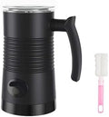 Milk Frother Automatic Rotary Foamer ，Compatible For Coffee Cappuccino Latte 4 in 1 Hot and Cold Foam Maker(Black,US) by Unknown