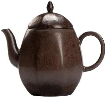 Tea Kettle Chinese Teapot 130ml Purple Tea Pot Handmade Coarse Pottery Teapot Tea Maker Kettle Tea Ceremony Ornament Ceramic Tea Infuser by Unknown