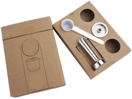 Compatible With Illy，X/Y TYPE Coffee Machine Metal Stainless Steel Coffee Capsule,Refillable Capsule Pod Resuable Filter Cup Fit(1 capsule 1 tamper) by Unknown