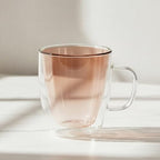 12oz Double Wall Glass Coffee Mugs, Set of 4 - Image 6