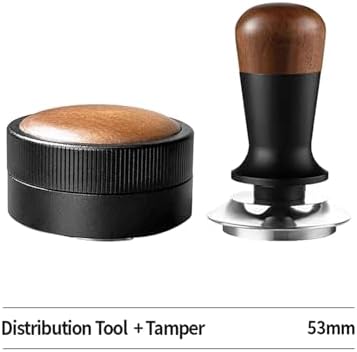 51/53/58mm Espresso Accessories Kit, 30lb Spring Loaded Calibrated Tamper For Barista Home Use(53mm Set) - Image 2
