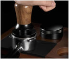 Espresso Coffee Tamper, Ergonomic Handle Self-leveling Tamper, Calibrated Tamper, Wooden Tamper Spring Loaded 51/54/58mm - Image 4